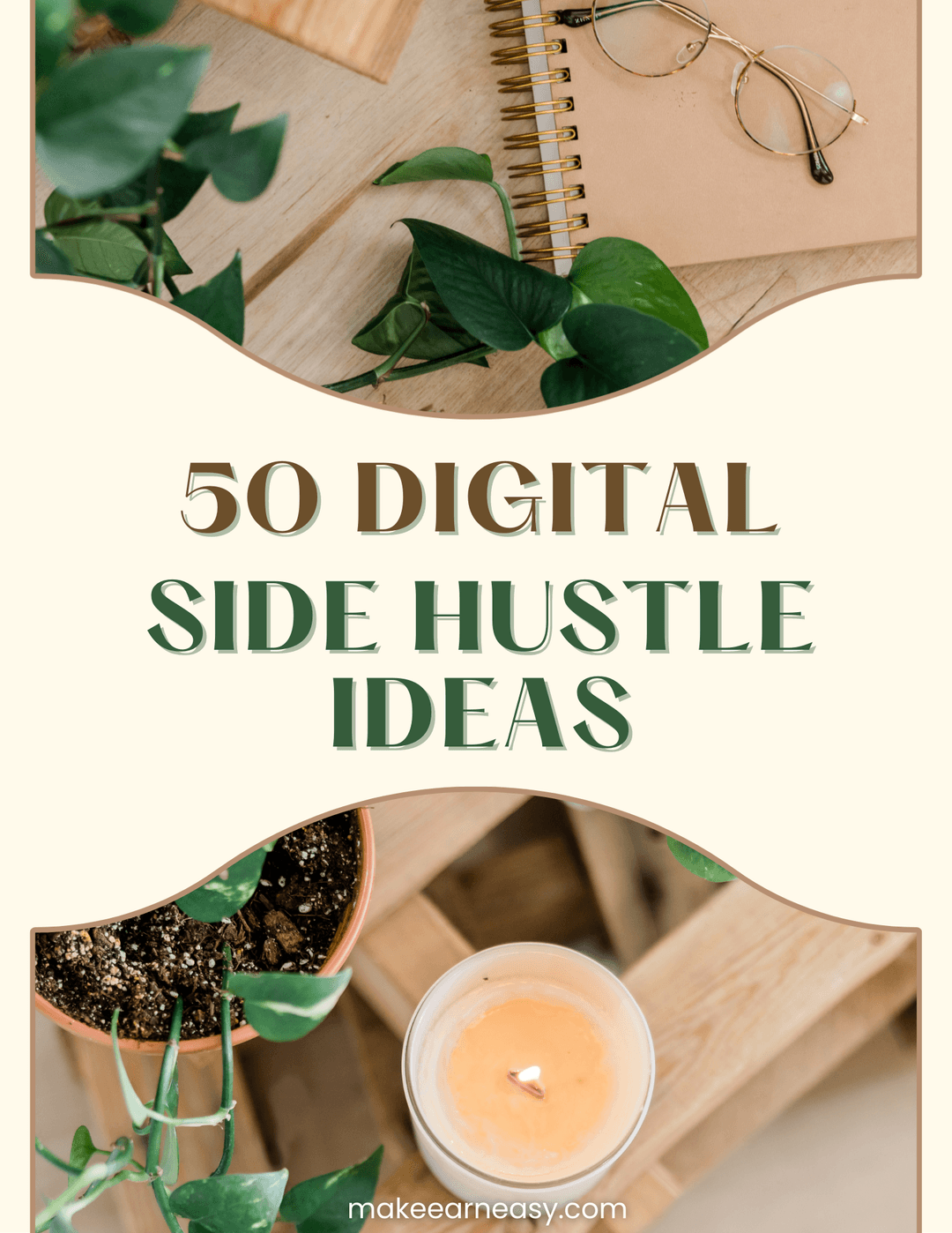 Free Ebook - 50 Digital Side Hustle Ideas