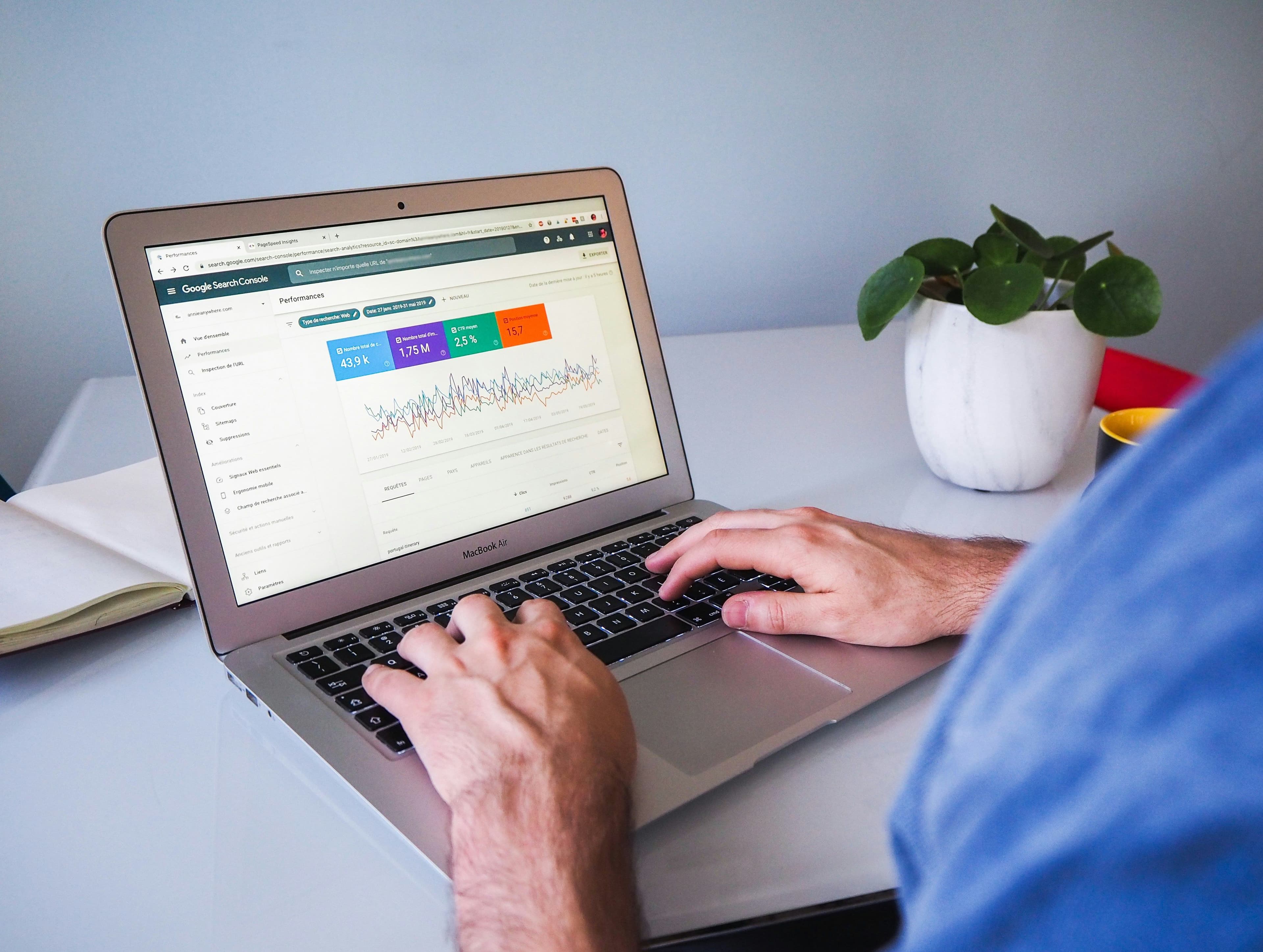 Blog search data