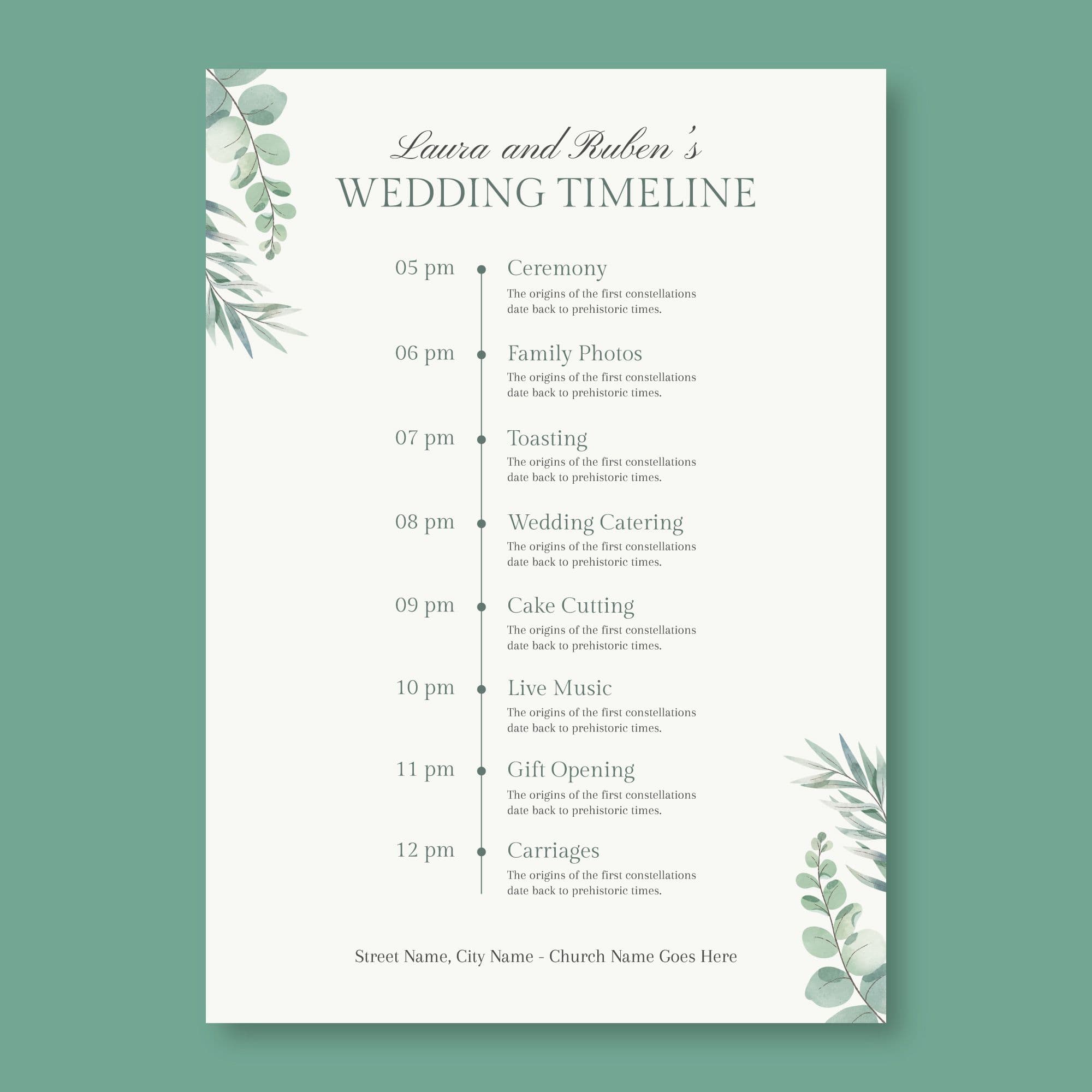 Wedding Seating Charts