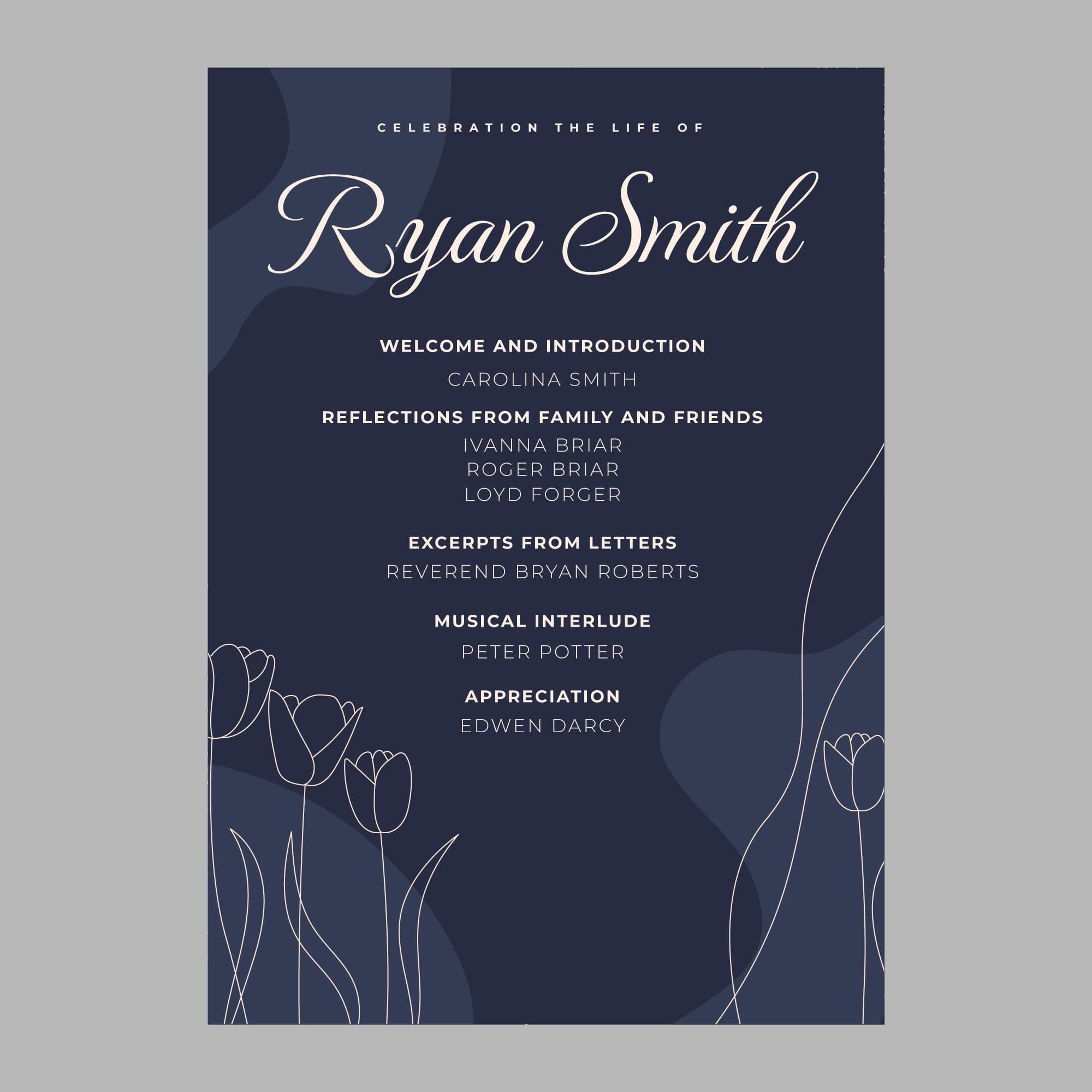 Memorial Programs
